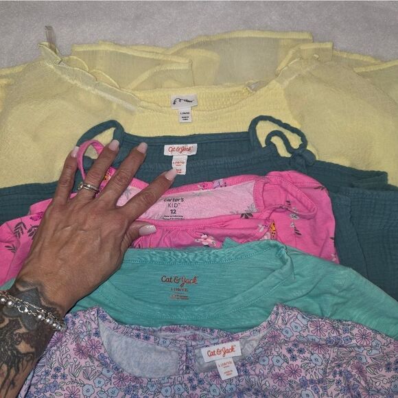 Bundle of 4 Girls’ Dresses And 1 Blouse Size 10/12 – Play/Everyday Wear - Picture 4 of 10